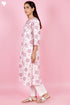 Bizzy Lizzy Kurta And Pant Set With Kota Dupatta In Block Print